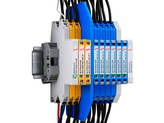 Ableitergruppe mit Fernmelde-Einheit