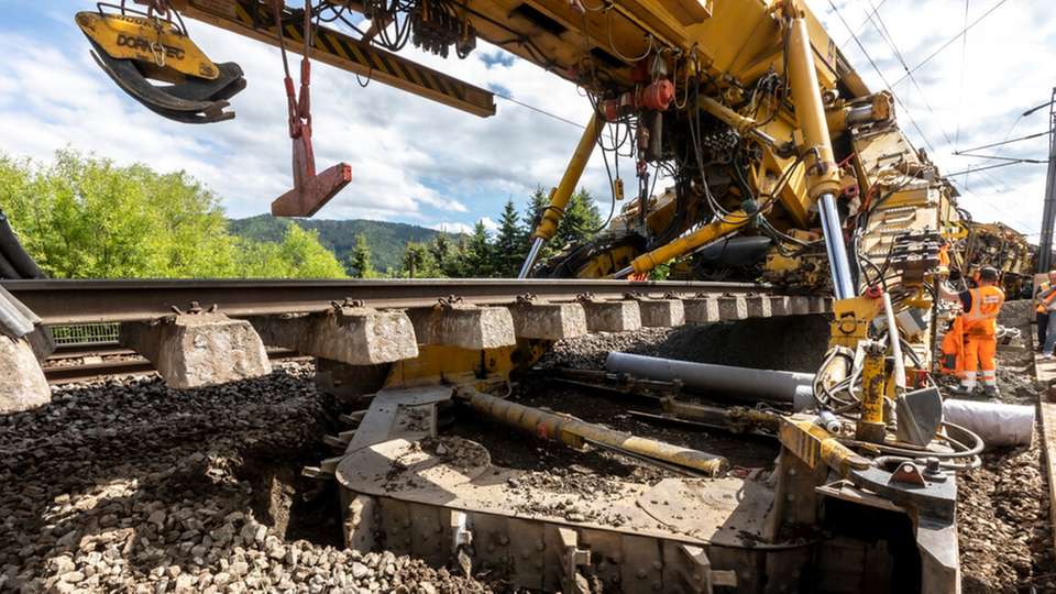 Die TU Graz untersuchte fossilfreie Antriebsalternativen für Gleisbaumaschinen.