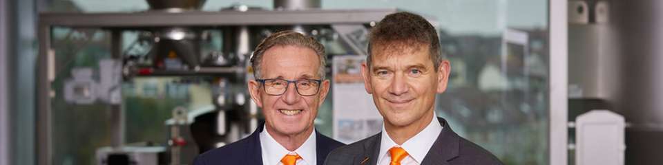 Links: Geschäftsführender Gesellschafter Rainer Zimmermann und Geschäftsführer Hartmut Eckert