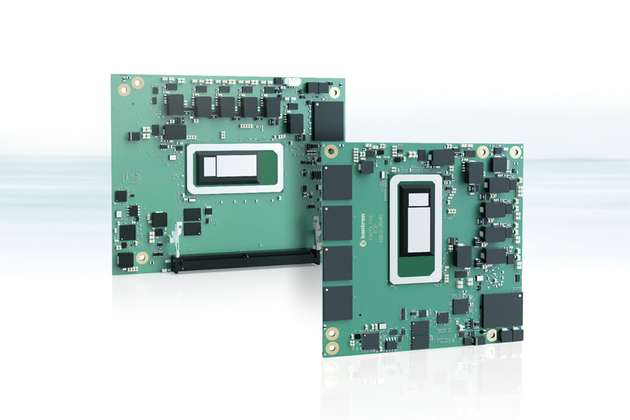 Die COMh-caAP und COMe-cAP6 Module auf Basis der 12. Generation Intel Core Prozessoren (Alder Lake P) sind mit 14 Cores und bis zu 20 Threads ausgestattet und eignen sich besonders für vernetzte IoT-Anwendungen.