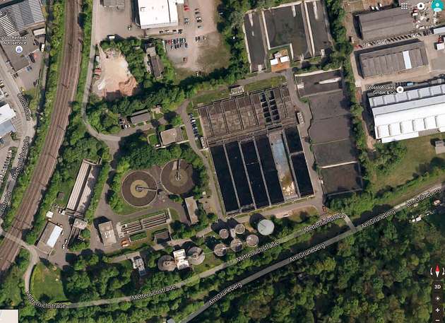 Die Stadtwerke Trier betreiben mit ihrem Hauptklärwerk eine Abwasserreinigungsanlage mit einer Kapazität von 170.000 Einwohnerwerten.