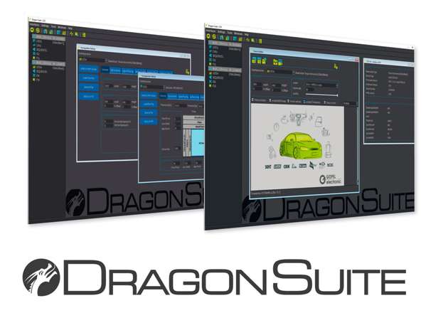 Mit einer Kombination aus der Anwendersoftware Dragon Suite ...