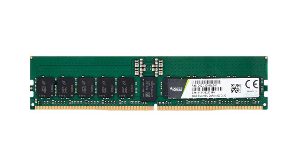 Die auf der Messe vorgestellten DDR5-RDIMM-Module sind für KI- und Edge-Anwendungen der nächsten Generation ausgelegt.