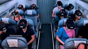 Zwei Drittel der Teilnehmenden sehen einen Mehrwert von VR und würden diese gerne in der Flugzeugkabine nutzen.