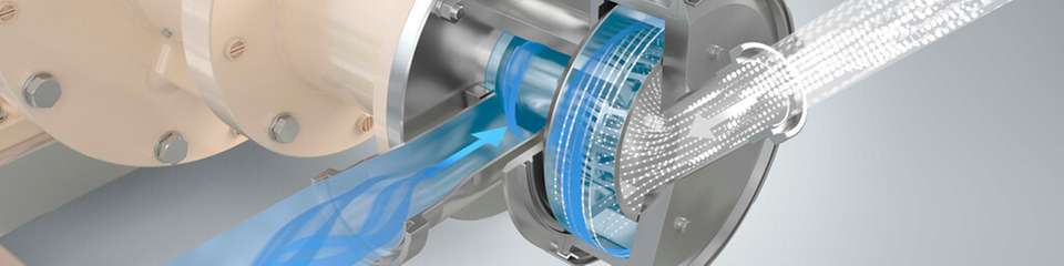 Die Inline-Pulverbenetzungs- und Dispergiermaschine Ystral Conti-TDS