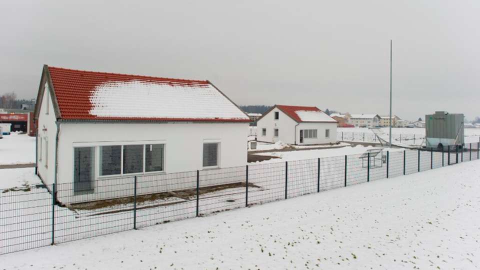 Freiland-Versuchsgelände bei Holzkirchen: In identischen Zwillingshäusern wurde die Windheizung 2.0 bereits getestet.