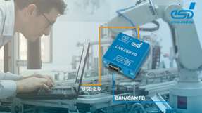 Das CAN-USB/3-FD-Modul im robusten Metallgehäuse