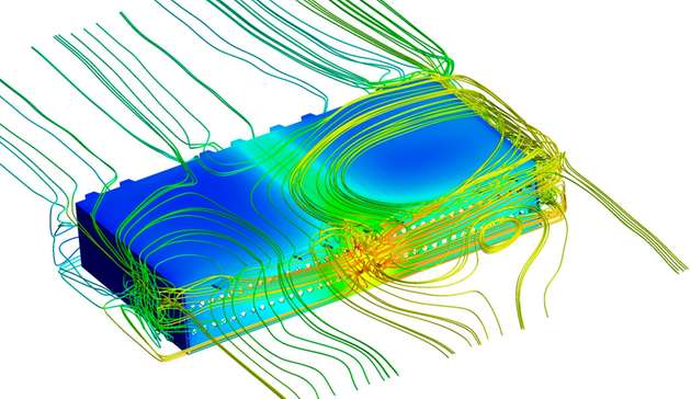 Keine thermische Ausbreitung: Simulation der Entgasung