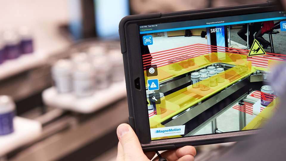 Digitalen Wandel der Verpackungsindustrie beschleunigen Das modulare, skalierbare Linearmotorsystem MagneMotion ermöglicht die unabhängige Steuerung mehrerer Triebmaschinen auf geraden oder gekrümmten Bahnen.