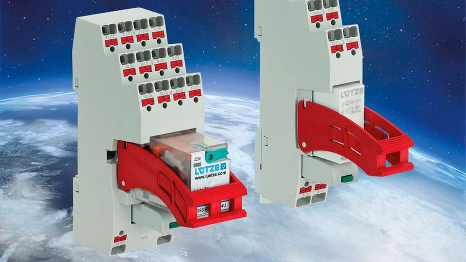 Die neuen LCIS2- und LCIS3-Relaismodule von Lütze bieten jeweils doppelte Anschlussmöglichkeiten pro Klemme.