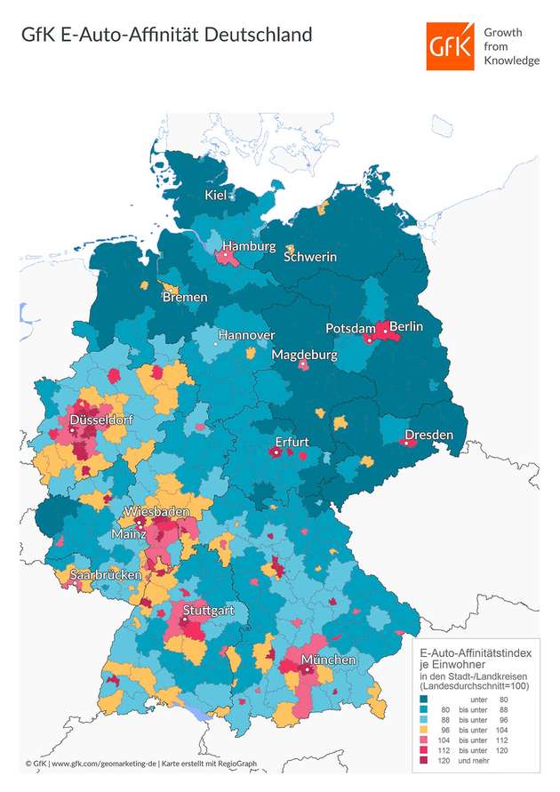 E-Auto-Affinität in Deutschland