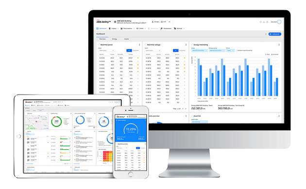 Durch eine Einbindung von Relais und Leistungsschaltern in den ABB Ability Energy and Asset Manager – eine übergeordnete Cloudlösung – stehen relevante Betriebsinformationen an zentraler Stelle für Auswertungen zur Verfügung und ein Monitoring sämtlicher Schaltelemente wird ermöglicht.