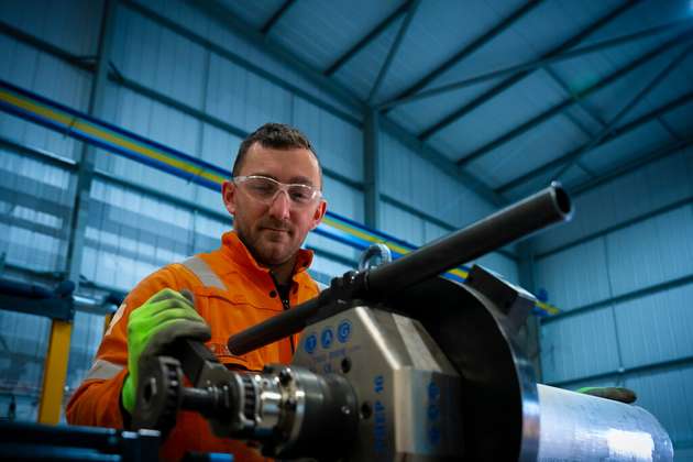 Auch im Rohrleitungsbau bietet Bilfinger seinen Kunden alle Leistungen aus einer Hand, vom Engineering über die Fertigung, Lieferung und Montage bis zur Inbetriebnahme.