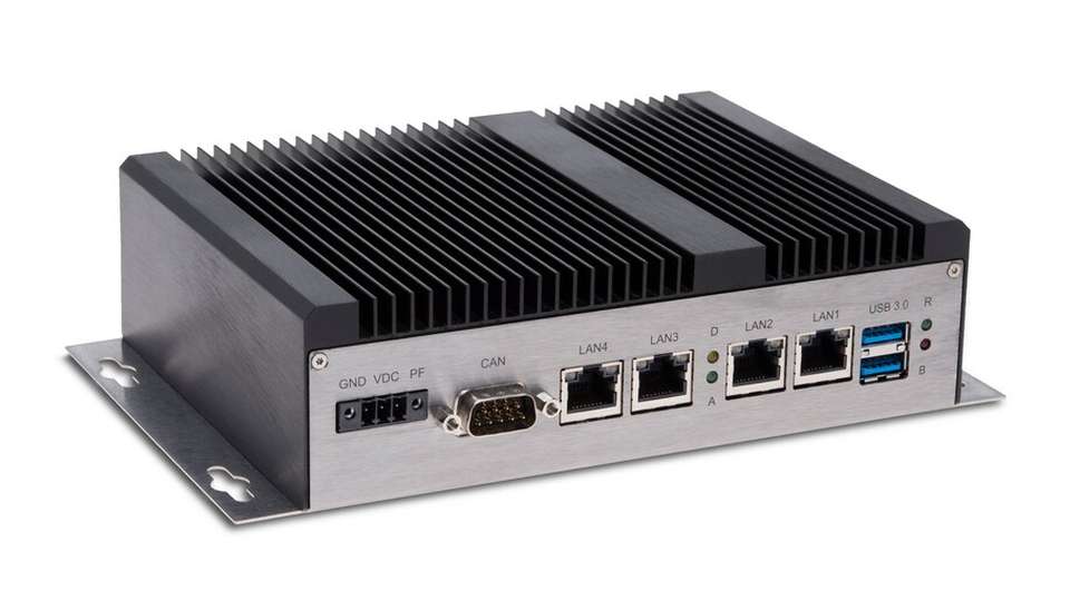 Robust und trotzdem platzsparend gebaut: der Syslogic-Embedded-Box-PC OEM S82