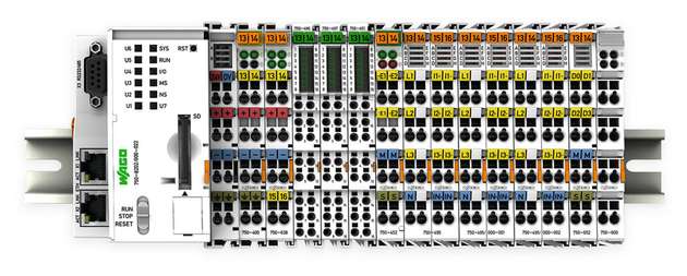 Sind die relevanten Datenquellen identifiziert, lassen sich die verschiedenen Schnittstellen unabhängig vom jeweiligen Protokoll auslesen. Das I/O-System der 750er-Serie von Wago dient dabei als zentraler Datenlieferant.