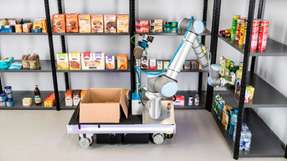 Die Objekterkennung ermöglicht beispielsweise einem Roboter, Produkte in Regalen zu erkennen und diese mit Hilfe des „Bin Packing“ geordnet in Kisten zu packen.