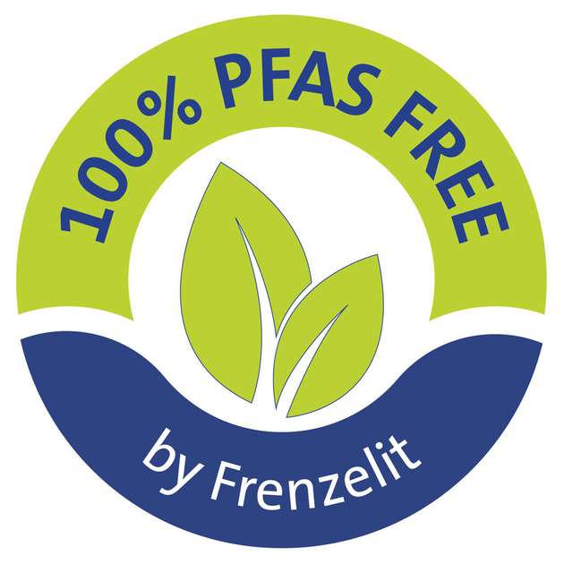 PFAS-Free-Logo zur Kennzeichnung von Produkten und Produktgruppen, die keine schädlichen per- und polyfluorierten Chemikalien enthalten. 