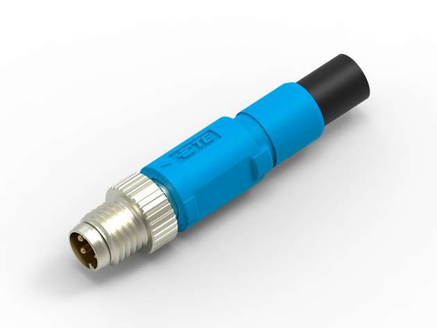 Zu den Single-Pair-Ethernet (SPE)-Lösungen von TE Connectivity gehören auch eine M8-Hybrid-Buchse für Boards (IP67) und eine M8-SPE-Hybrid-Verbindungsleitung (IP67). Die maximale Datenrate beträgt 1 Gbit/s, die Leistungsversorgung bis 400 W.
