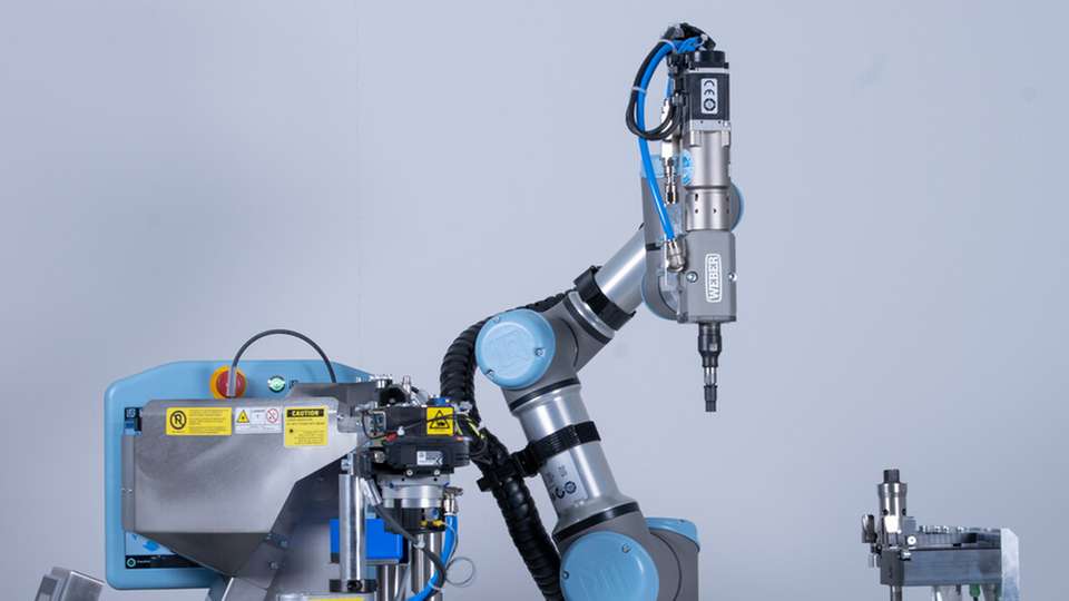 Die Spindel ist in verschiedenen Baugrößen für Leichtbau- bis zu Industrierobotik erhältlich.