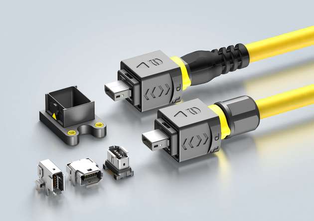 Harting-Mini-PushPull-ix-Industrial-IP65 in feldinstallierbarer und umspritzter Ausführung