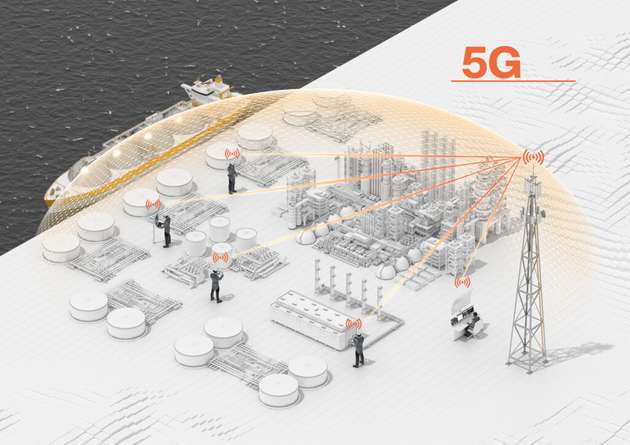 Der Kommunikationsstandard 5G beschleunigt die Kommunikation und die Übertragung großer Datenmengen.