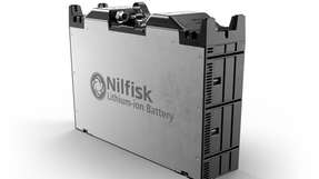 Die neue Lithium-Ionen-Batterie von Nilfisk vereint Produktivität mit Nachhaltigkeit.