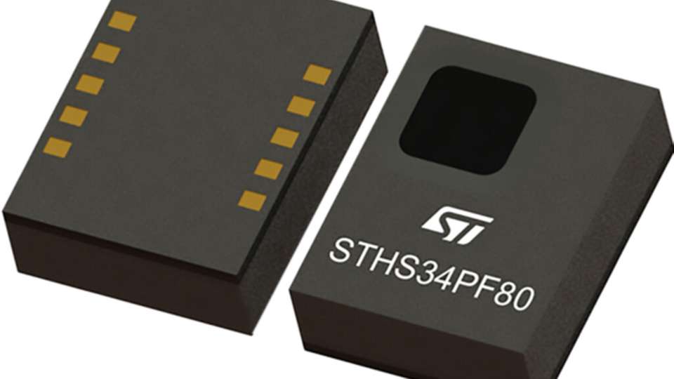 Hochempfindlicher IR-Sensor STHS34PF80 von STMicroelectronics