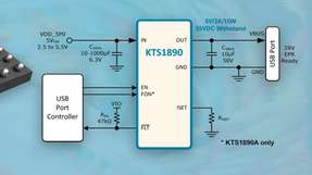 Kinetic Technologies baut sein USB-C-Überspannungsschutz-IC Sortiment mit der Einführung des neuen Bausteins KTS1890 aus.