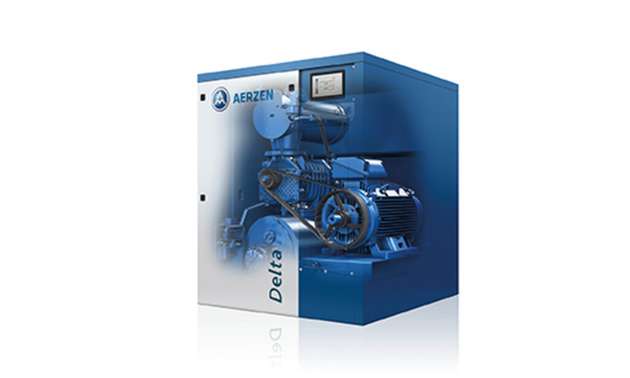 Der Aerzen Delta Hybrid erzielt Energieeinsparungen von bis zu 30 Prozent gegenüber herkömmlichen Drehkolbengebläsen.