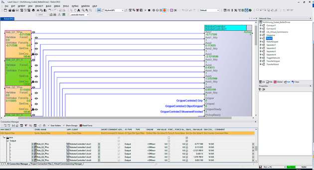 Zur Unterstützung der modellbasierten Entwicklung und der virtuellen Inbetriebnahme überarbeitete Sigmatek die Software-Entwicklungsumgebung LASAL durch Erweiterung aller nach außen gerichteter I/O-Objektklassen. Diese können in verschiedenen Modi mit vorgegebenen, simulierten oder im digitalen Zwilling entstehenden Werten arbeiten.