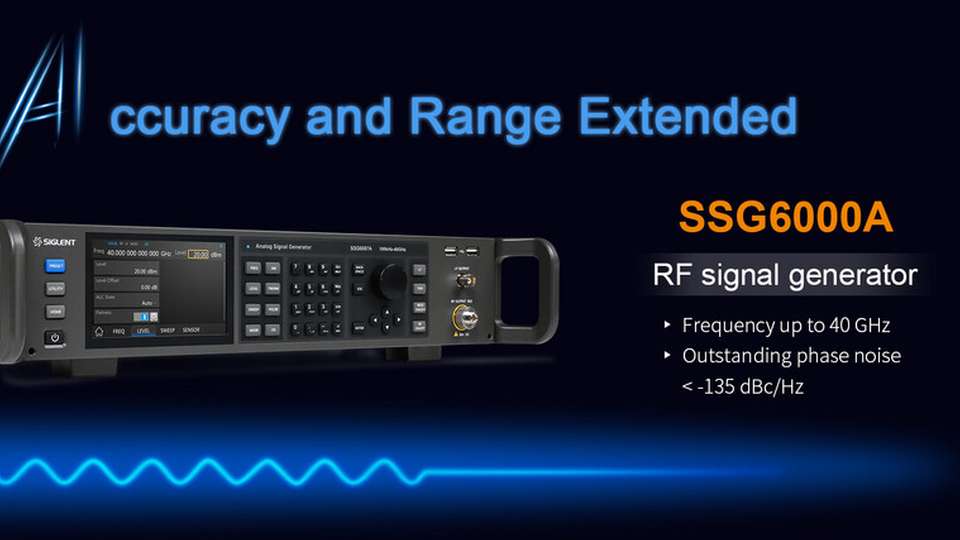 Siglent präsentiert seinen neuen HF-Signalgenerator.