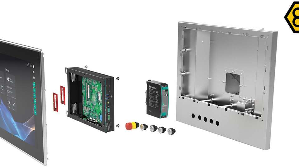 Die Bedien- und Beobachtungsstationen der VisuNet-FLX-Reihe sind modular aufgebaut.