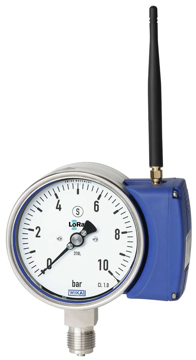 Das IIoT-fähige Manometer Typ PGW23 findet überall dort seinen Einsatz, wo der Prozessdruck vor Ort angezeigt werden muss und gleichzeitig eine zentralisierte, webbasierte Fernüberwachung erforderlich ist.