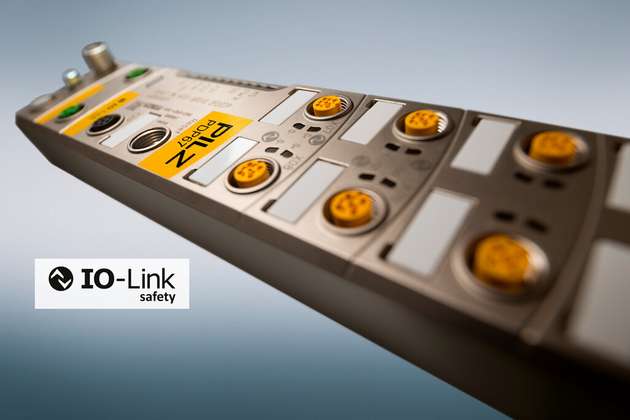 Als Schnittstelle zur Sicherheitssteuerung ermöglicht der IO-Link Safety Master PDP67 IOLS von Pilz die bidirektionale Kommunikation bis in die Feldebene. Die Anbindung von Sicherheitssensoren mit IO-Link Safety an PDP IOLS ist möglich – neben IO-Link Safety Geräten können auch Standard-IO-Link Sensoren und Aktoren sowie klassische Sicherheitssensoren, beispielsweise mit OSSD-Ausgängen, angeschlossen werden.