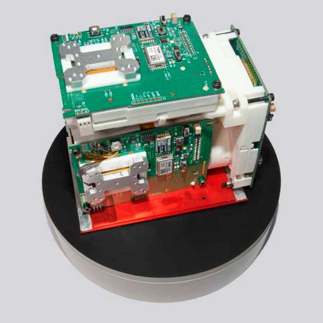 Reales Modell des interferometrischen Miniaturgyroskops (IFOG)