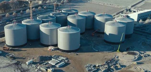 Anspruchsvolles Großprojekt: Bei Friesoythe in Niedersachsen entsteht die größte Biomethananlage Europas.