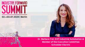 Dr. Barbara Frei, Executive VP Industrial Automation & Member of the Executive Committee bei Schneider Electric, ist Speakerin auf dem INDUSTRY.forward SUMMIT 2024.