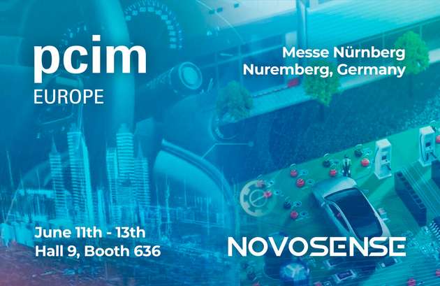 Novosense ist auf der PCIM 2024 in Halle 9, am Stand 636 vertreten.