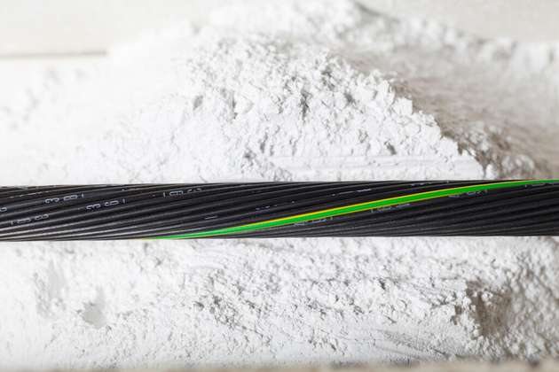 Verseilte Einzeladern eines Kabels von LAPP. 