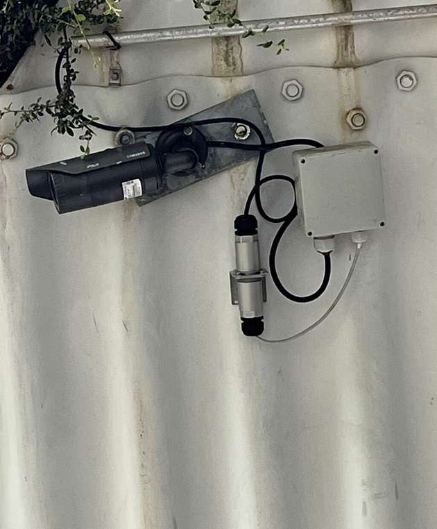 Vernetzung einer Videokamera mit Schutzgehäusen MCO IP69k.