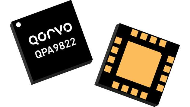 Der QPA9822 ist ein Breitband-Treiberverstärker mit hoher Verstärkung und Linearität, der für 32-Knoten-mMIMO-Systeme entwickelt wurde.