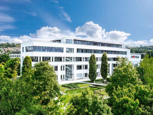 Hauptverwaltung der Häfele Gruppe in Nagold - Dank der Unterstützung von Dell Technologies konnte das weltweit tätige Unternehmen nach einen Cyber-Angriff innerhalb weniger Monate zum normalen Geschäftsbetrieb zurückkehren.