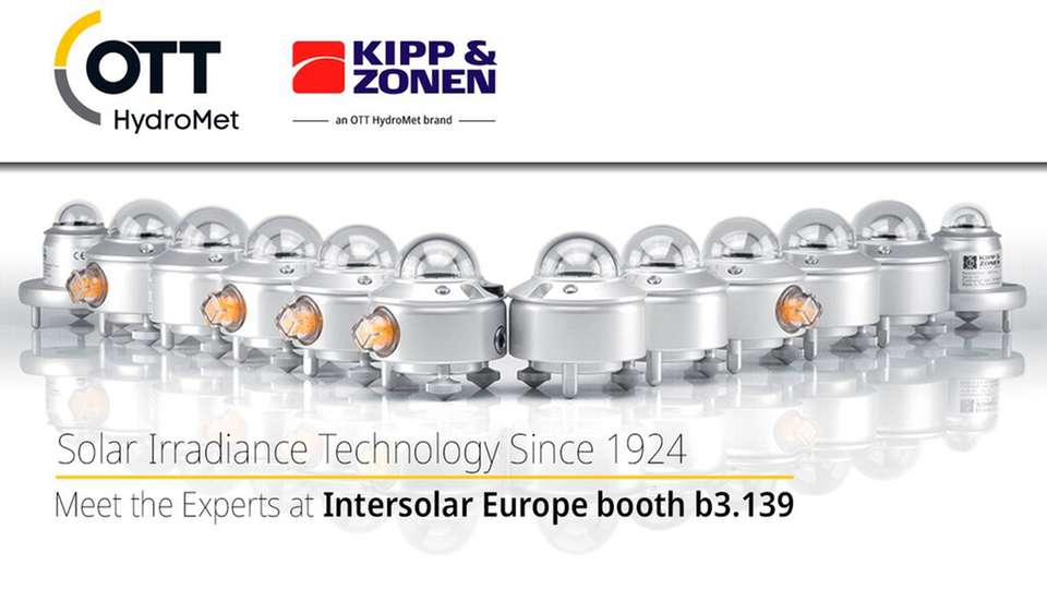 Treffen Sie die Marke, die hinter dem ersten Pyranometers steckt, auf der Intersolar Europe, am Stand B3.139.