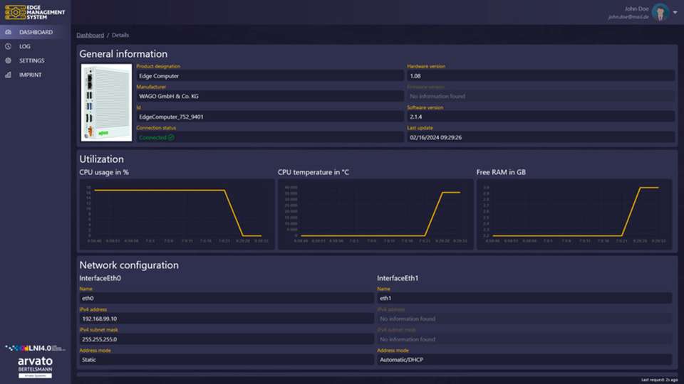 Fn User Interface Mit dem richtigen Edge-Management-System in Richtung Industrie 4.0