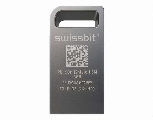 Das PU-50n von Swissbit integriert Hardwaresicherheit über einen USB-Typ-A-Anschluss.