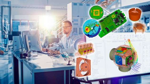 Mit einer Simulation lassen sich kritische thermische Belastungen frühzeitig erkennen und beheben.
