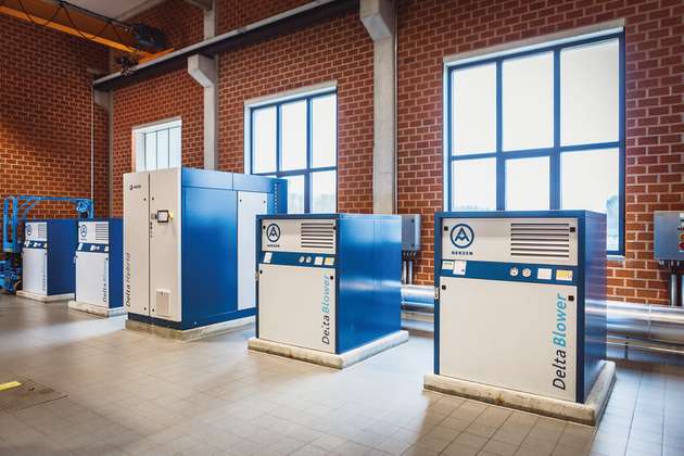 Mit dem neuen Delta Hybrid D50S von Aerzen spart die Kläranlage Grüneck jährlich bis zu 77.000 kWh.