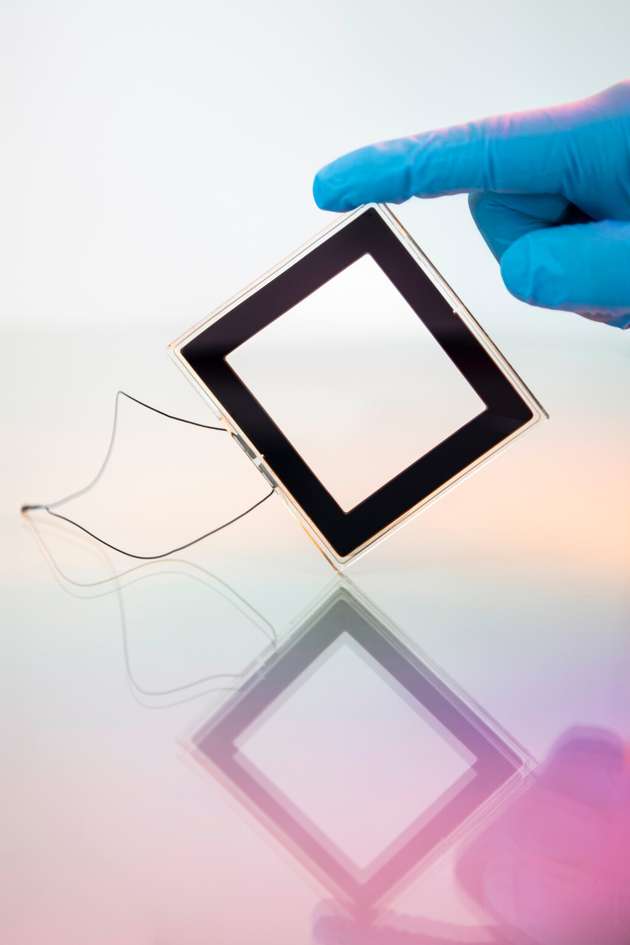  Die maßgefertigten Solarzellen lassen sich in fast alle elektronische Geräte und Sensoren integrieren.