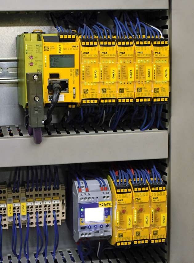 Pilz implementierte ein Brennermanagementsystem auf Basis der modular aufgebauten und bis zu SIL 3 und PL e TÜV-zertifizierten sicheren Kleinsteuerung PNOZmulti 2 Burner.  