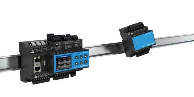 Zusätzlich lässt sich das UMG 801 nachträglich durch anreihbare, einfach integrierbare Module auf bis zu 92 Messkanäle beziehungsweise bis zu 144 digitale Eingänge erweitern.